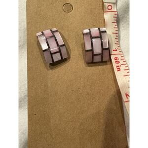 Pink 925‎ CFJ pierced earrings